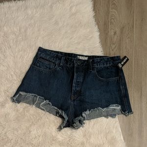 4for$25 Free People Rinse Wash Frayed Button Fly